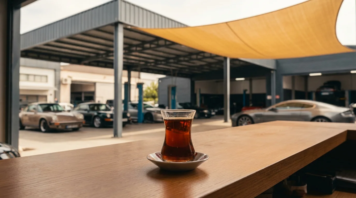 Türk çayı — Active Auto, Al Quoz Dubai